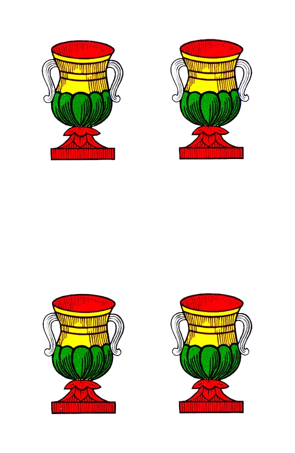 4 di coppe